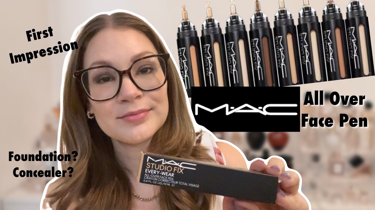 MAC ALL OVER FACE PEN || Foundation and Concealer? // First Impression