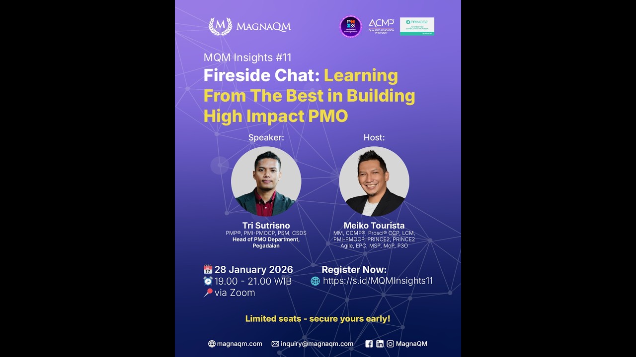 MQM Insights #11 - Fireside chat: Learning From The Best in Building High Impact PMO