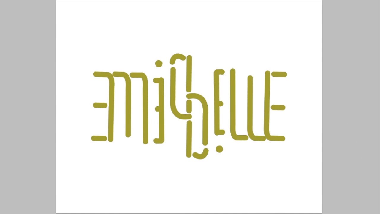 How to Make an Ambigram