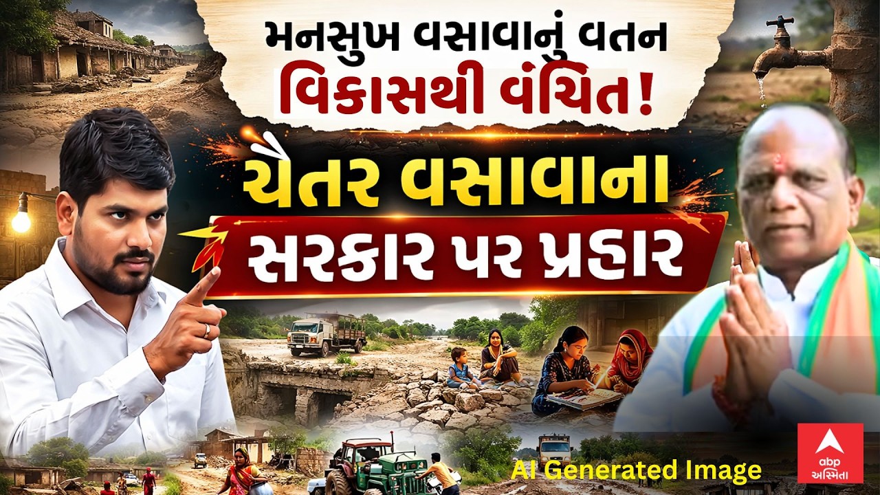 Chaitar Vasava | મનસુખ વસાવાનું વતન વિકાસથી વંચિત | ચૈતર વસાવાના સરકાર પર પ્રહાર