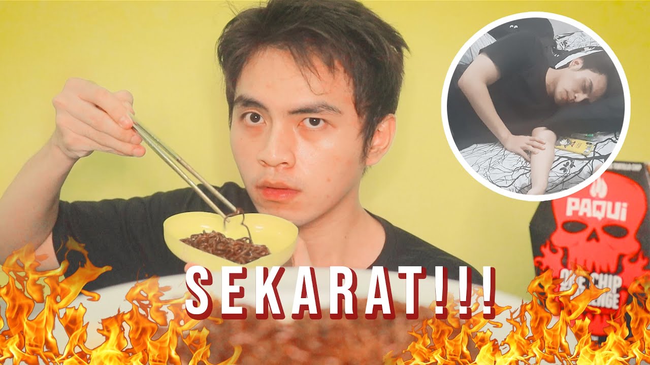 KERIPIK TERPEDAS DIDUNIA PAQUI + GHOST PEPPER NOODLE  = LV 2.500.000 SHU