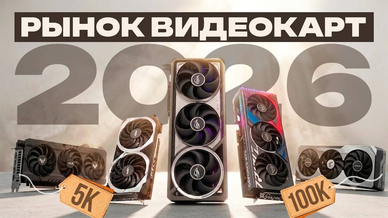 Какую ВИДЕОКАРТУ купить в 2026 году? Лучшие видеокарты + Исполнения