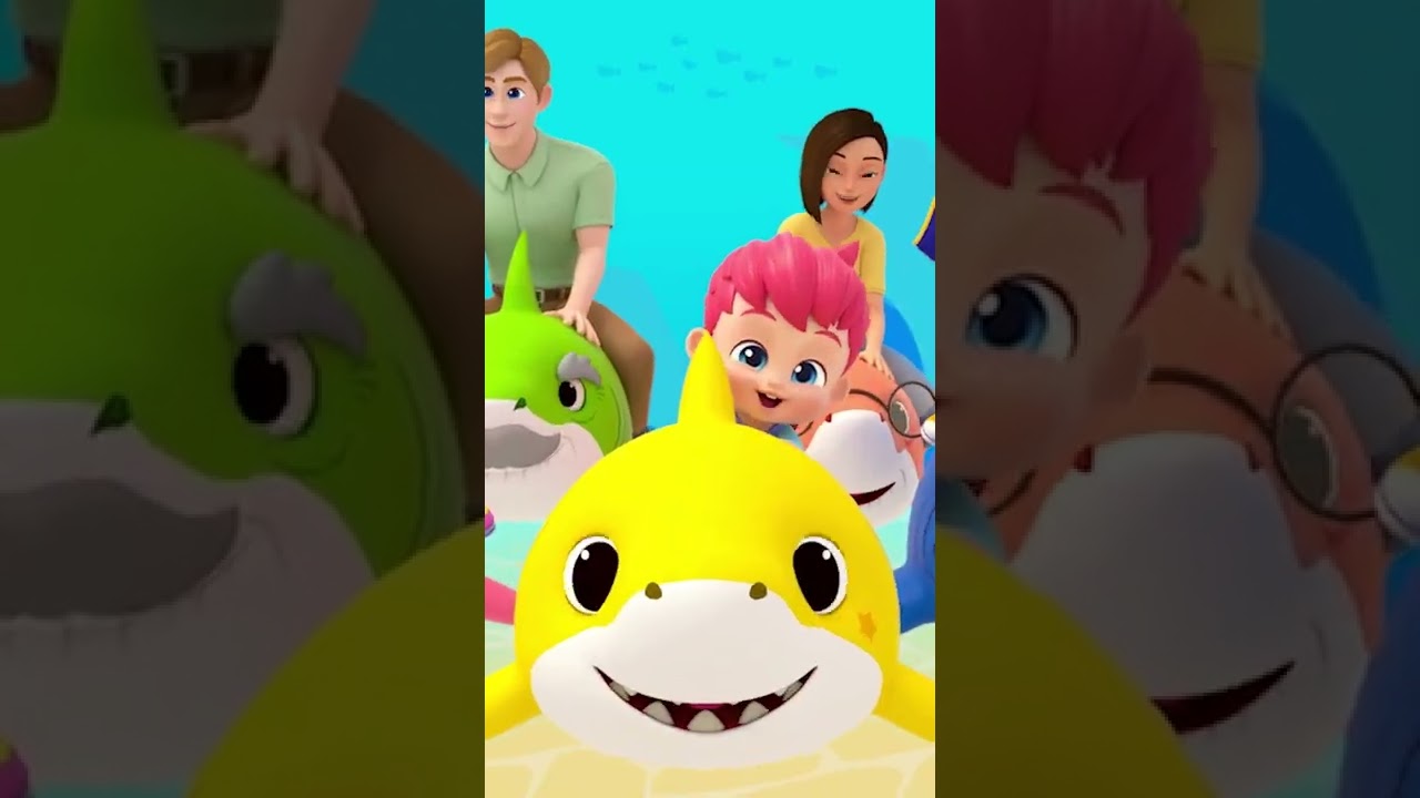 🦈 Baby Shark and Bebefinn 👶 doo doo doo | Songs for Kids | Nursery Rhymes & Kids Songs #shorts