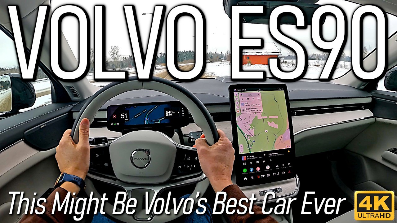 NEW Volvo ES90 Test Drive - This Might Be Volvo&rsquo;s Best Car Ever