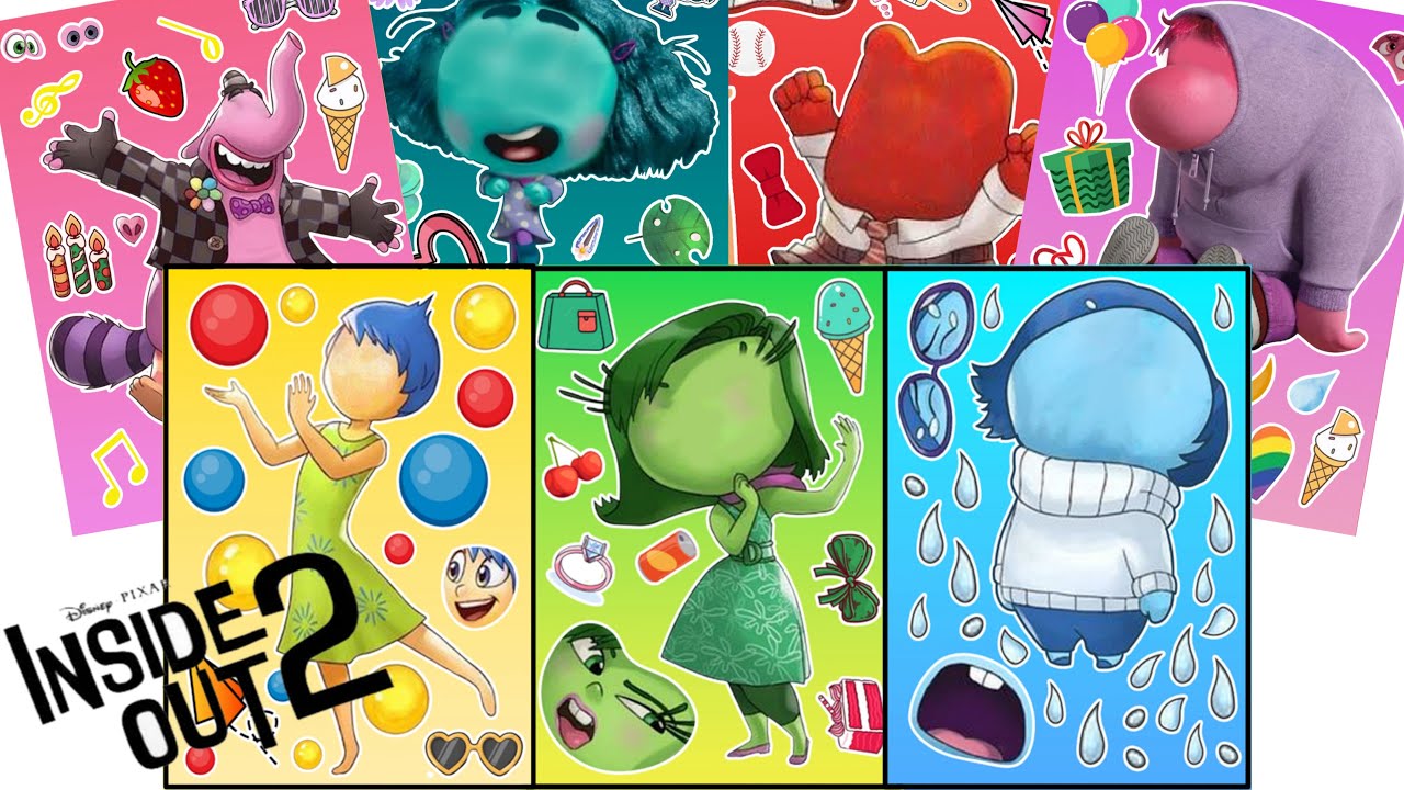 Inside Out 2 Sticker Paper DIY 🍀인사이드 아웃2 스티커