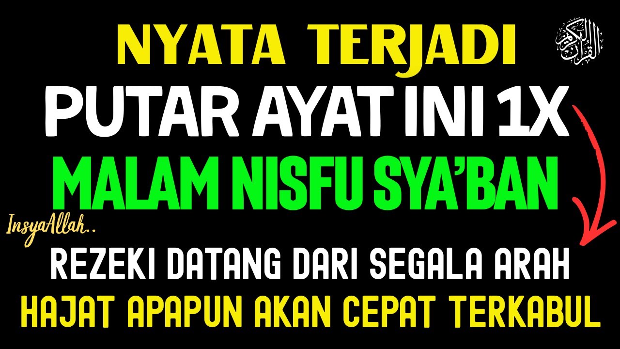 Bacaan Dahsyat! Sekali Diputar Bisa Datangkan Rezeki Melimpah