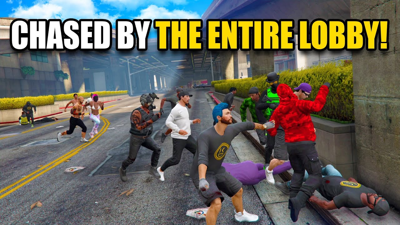 I told the entire lobby whoever catches me wins $8,000,000. | GTA 5 THUG LIFE #400