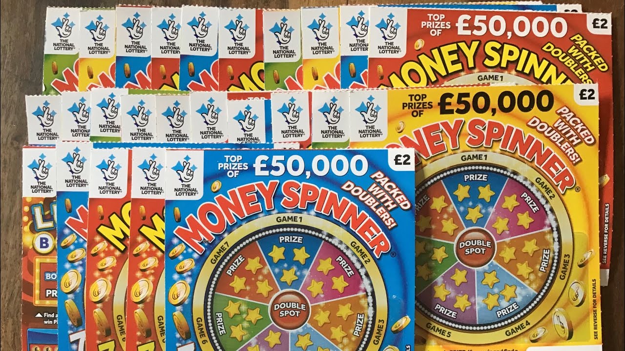 Money Spinner x25 - national lottery uk £2 scratchcards 1x lucky bonus scratch card today