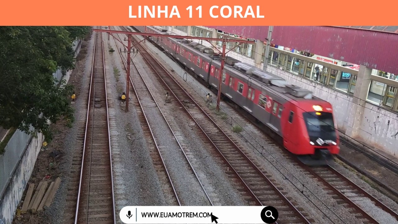 🚄TUE SÉRIE 8000 CPTM PASSANDO PELA REGIÃO DO CARRÃO - LINHA 11 CORAL🚃