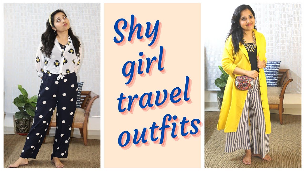 Shy Girl Travel outfits | Outfit ideas when Travelling with Parents | Easy & Sober Western Outfits |