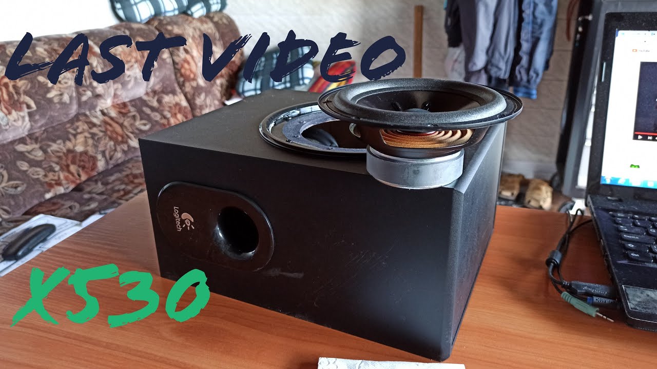 Logitech x530 Free Air Bass Test[LAST VIDEO OF X530][4k]