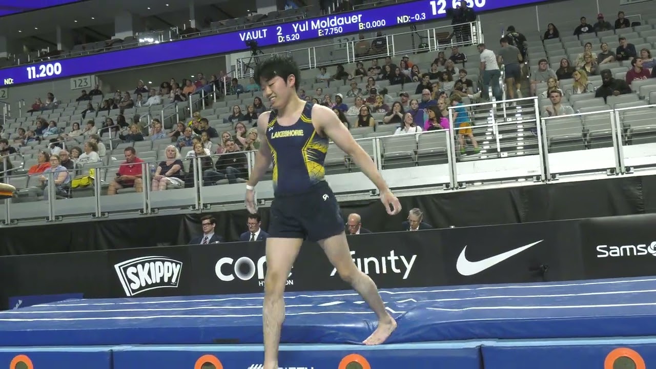Kau Uemura  - Vault -  2024 Xfinity U.S. Championships -  Senior Men Day 1