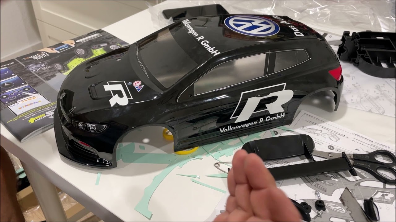 TAMIYA Volkswagen Scirocco GT  BODY ASSEMBLY stickers vm 47452