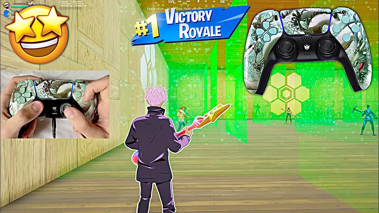 Fortnite BEST Controller Player BOX PVP HandCam ASMR 😴 (4K 120FPS)
