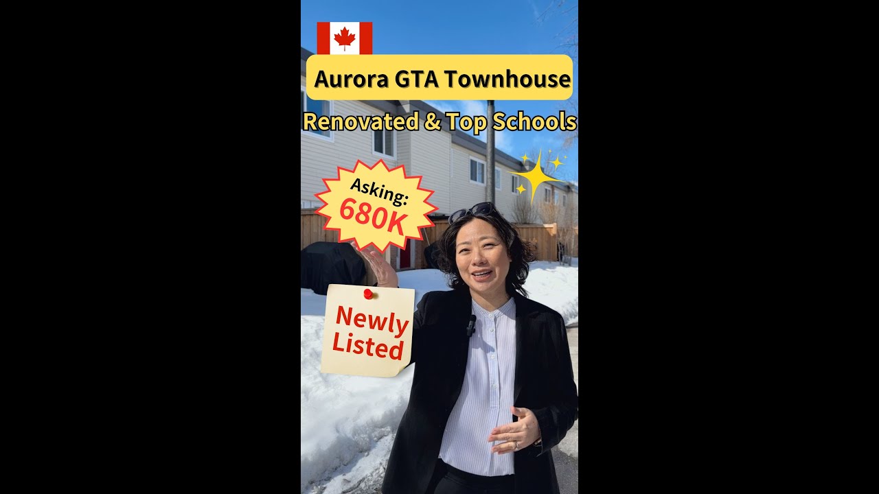 Aurora GTA Townhome • Elegantly Renovated • Beside Green Space