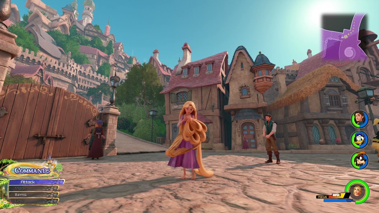 Kingdom Hearts III - Playable Rapunzel Mod