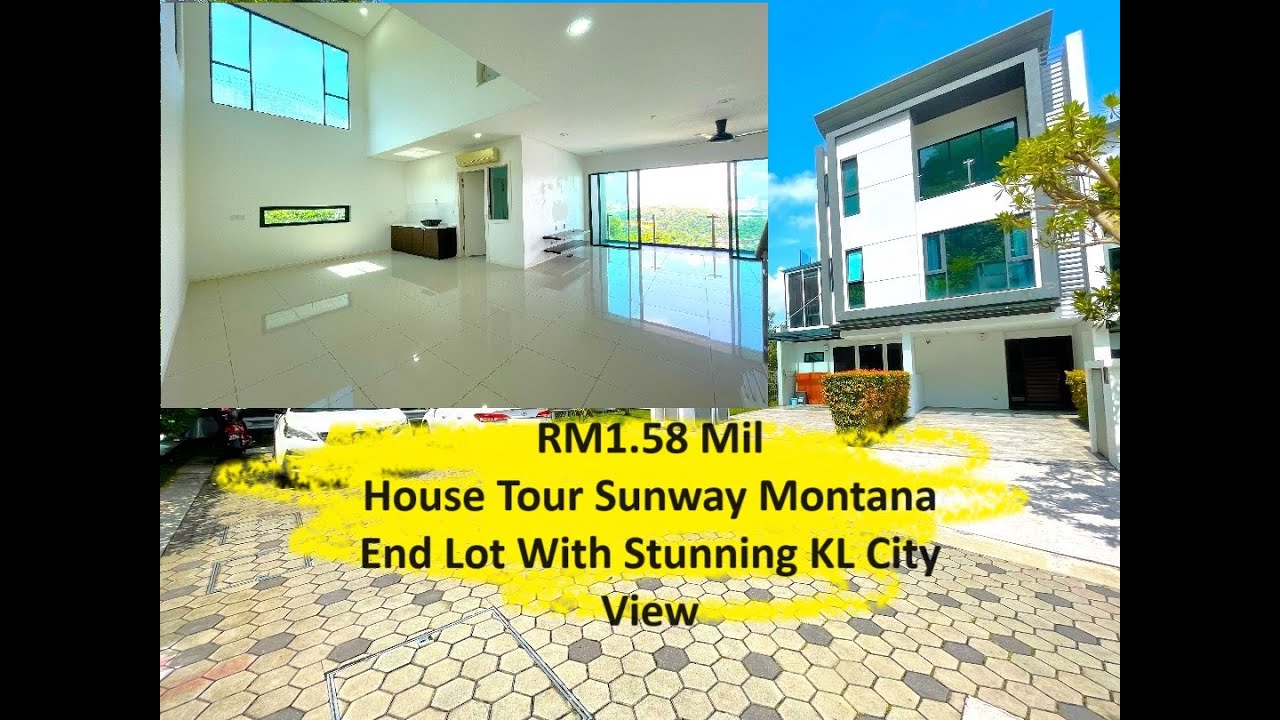 RM1.58 Mil House Tour Sunway Montana End Lot Unit Facing KL City