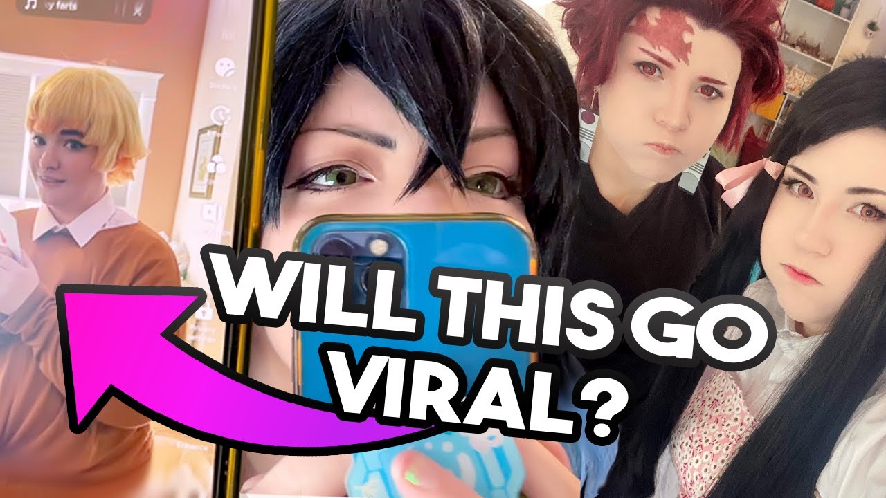 Tanjiro and Nezuko GO VIRAL? | Demon Slayer Cosplay