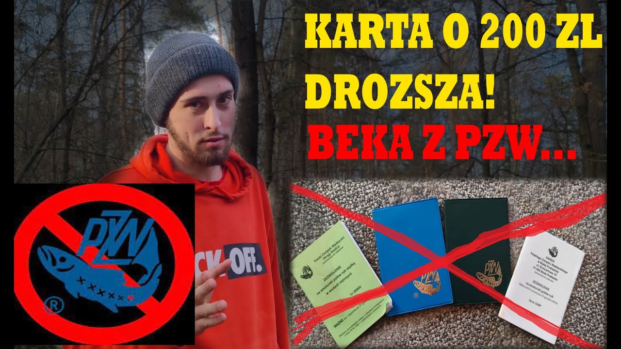 2023 NIE OPŁACAM KARTY WĘDKARSKIEJ bo KARTA WĘDKARSKA 200 zł drożej  - TO PRZESADA! PZW i ich UPADEK