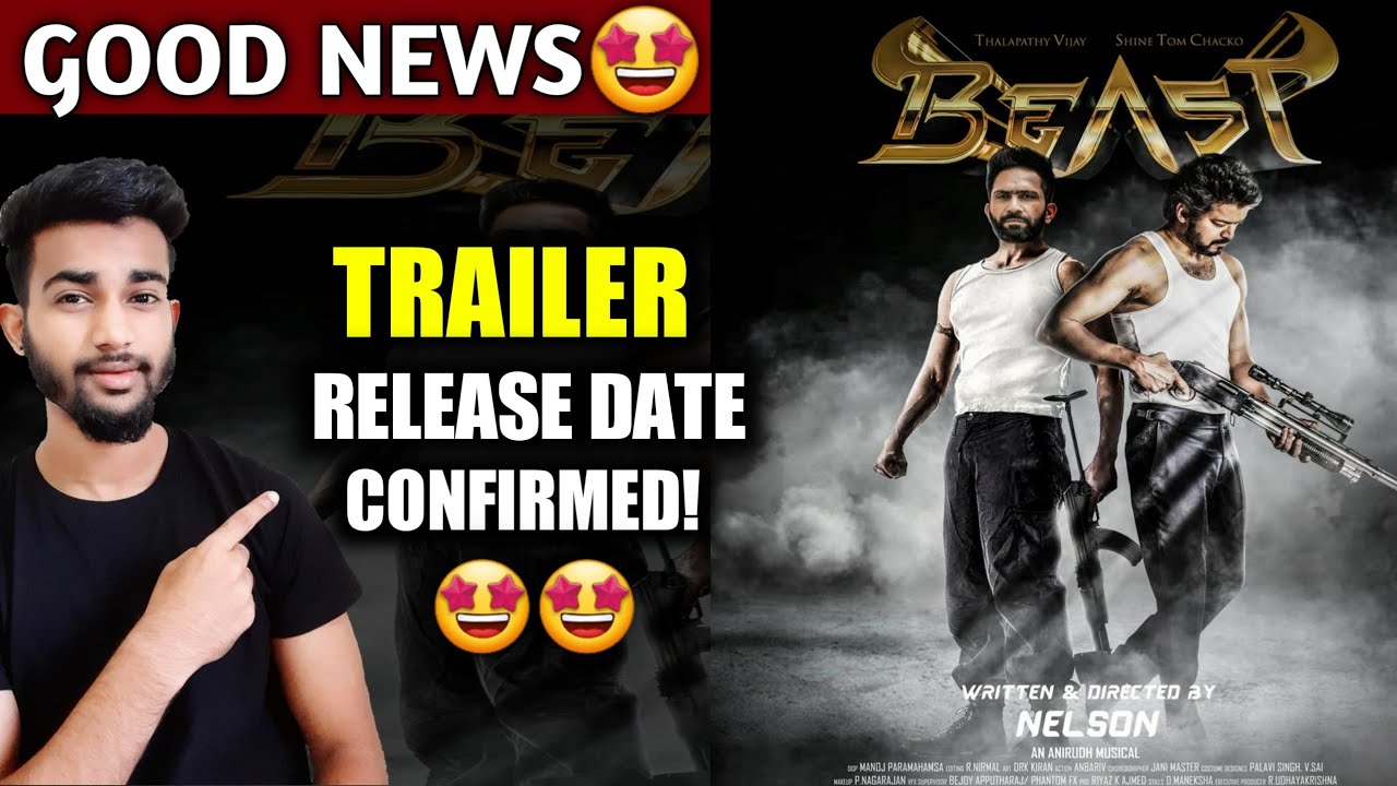 Beast Trailer Release Date | Beast Teaser Release Date | Beast Official Trailer | Thalapathy