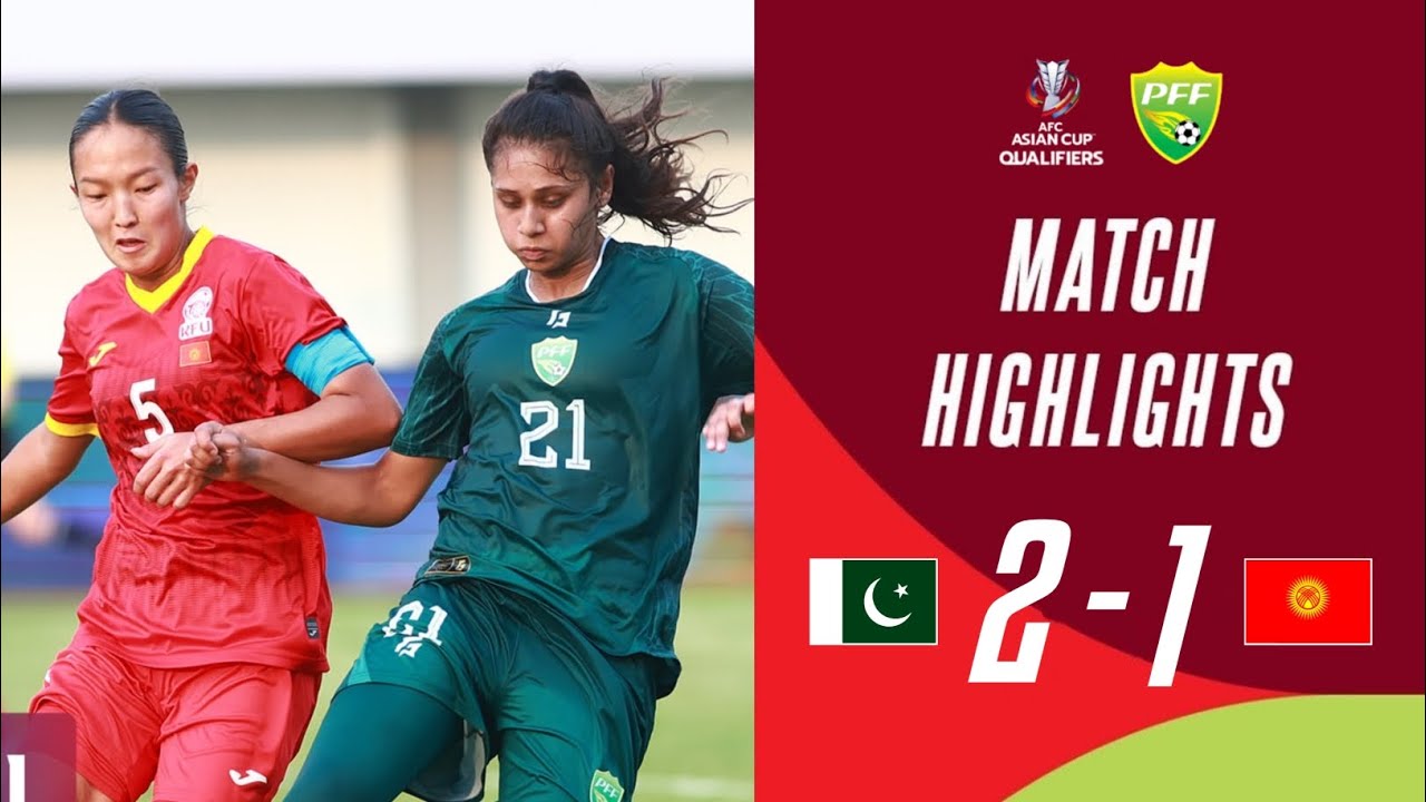 Pakistan vs Kyrgyzstan Football Match | Pakistan 2 - 1 Kyrgyzstan #highlights #AFCAsianCupQualifiers