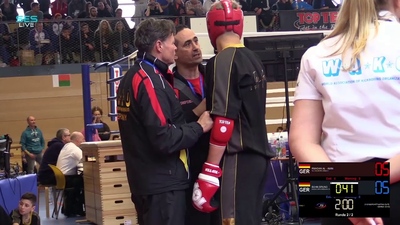 German Open 2018 - Pointfighting -84 kg - Al Amin Rmadan vs Bruno Bohn
