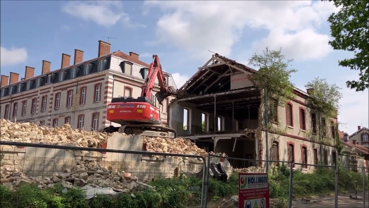 Démolition de la caserne Chanzy à Châlons en champagne !!!!!