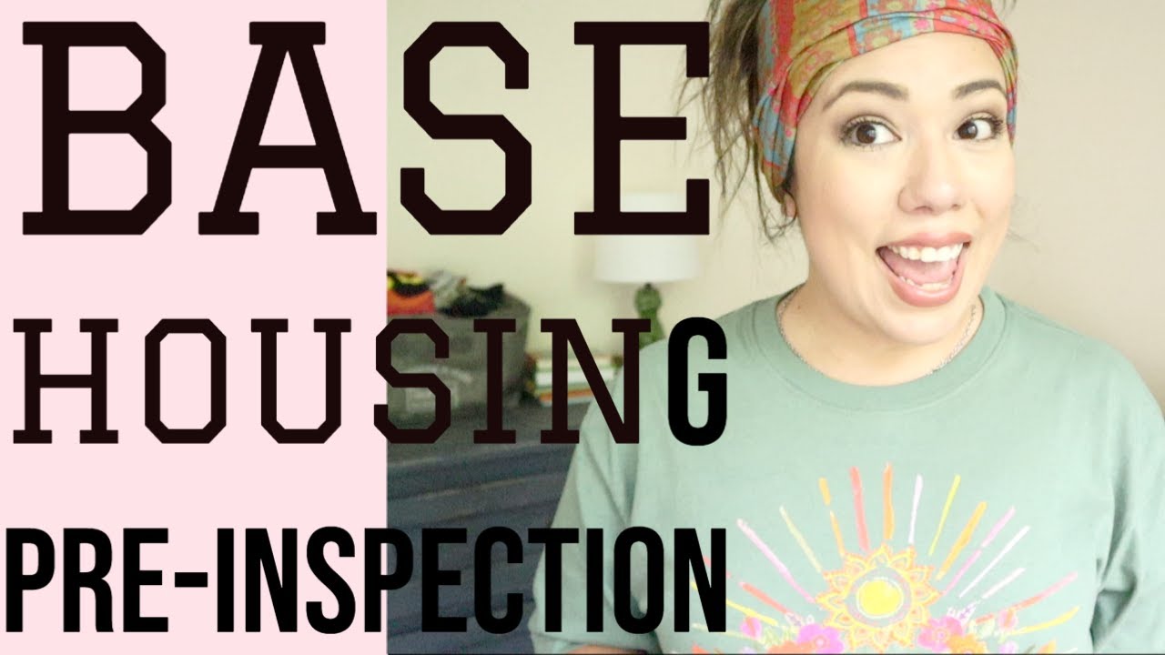 Base Housing Pre-Inspection Move Out / Military Wife Vlog