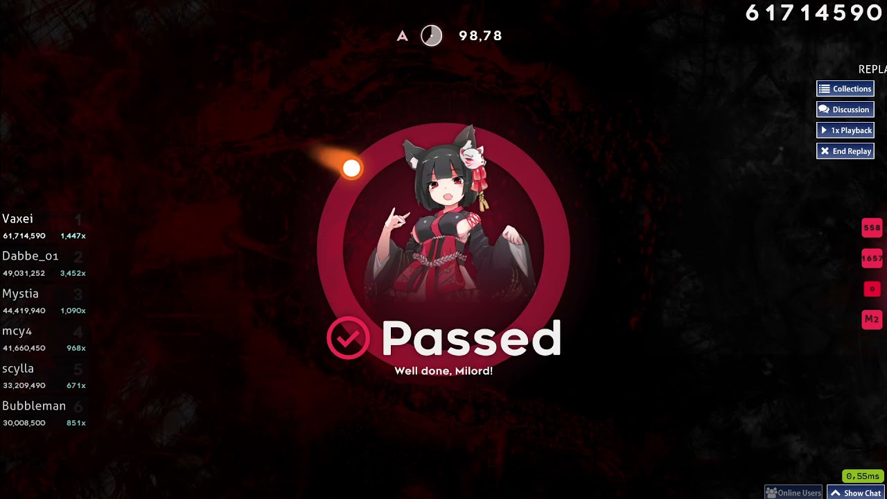 Vaxei| Meshuggah - Bleed (Aneurysm) 99.02%, 16 miss, 361 pp