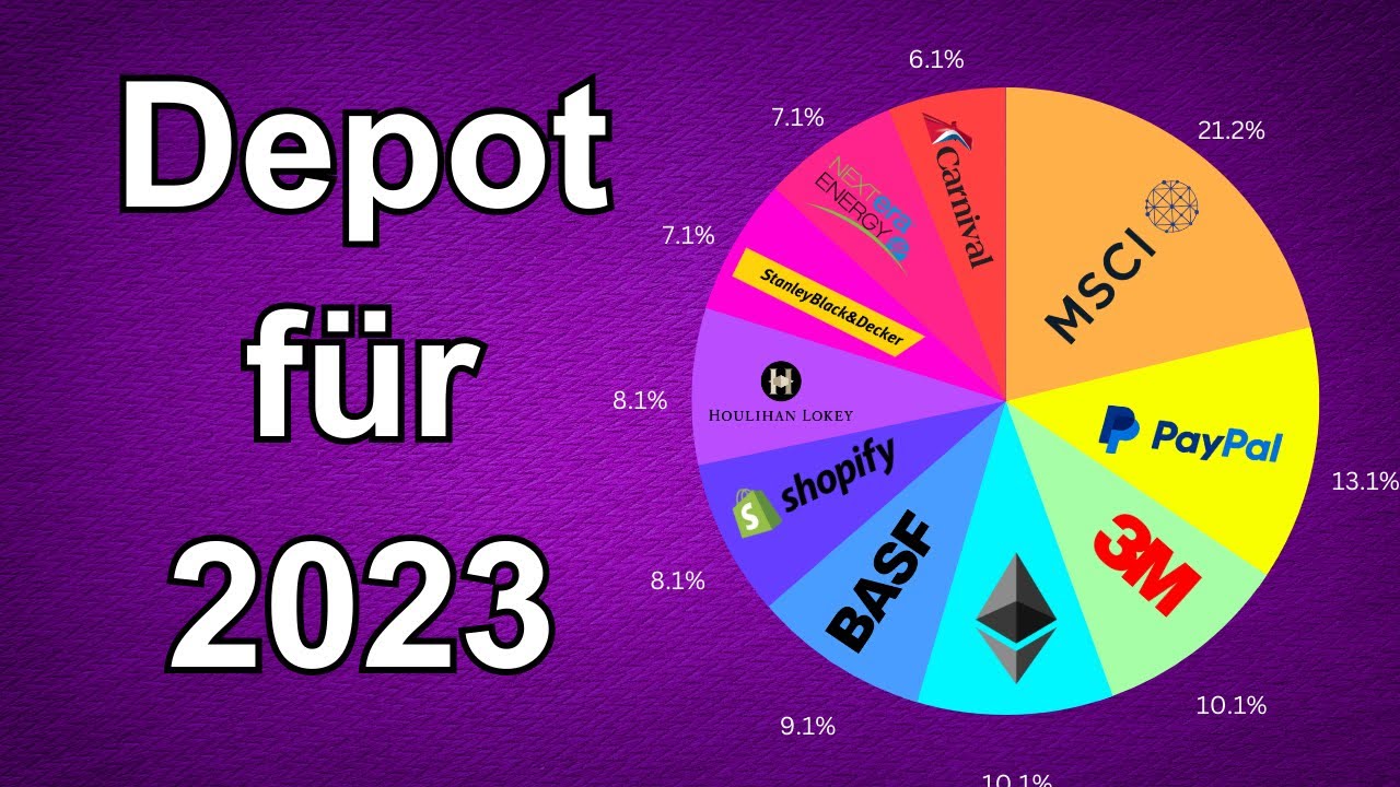 Dieses 1000 EURO Muster DEPOT f&uuml;r 2023 kaufen? // Wachstumsaktien - Dividendenaktien - ETF - Aktien