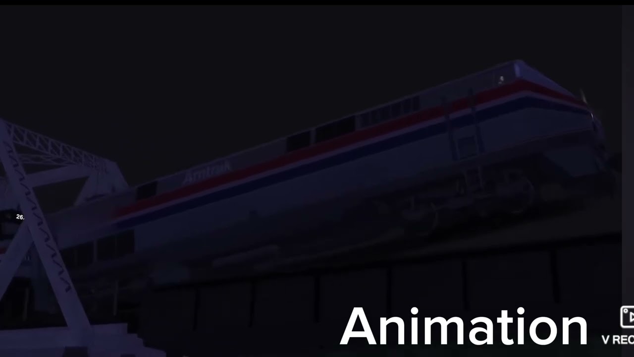 The big bayou derailment animation vs real life