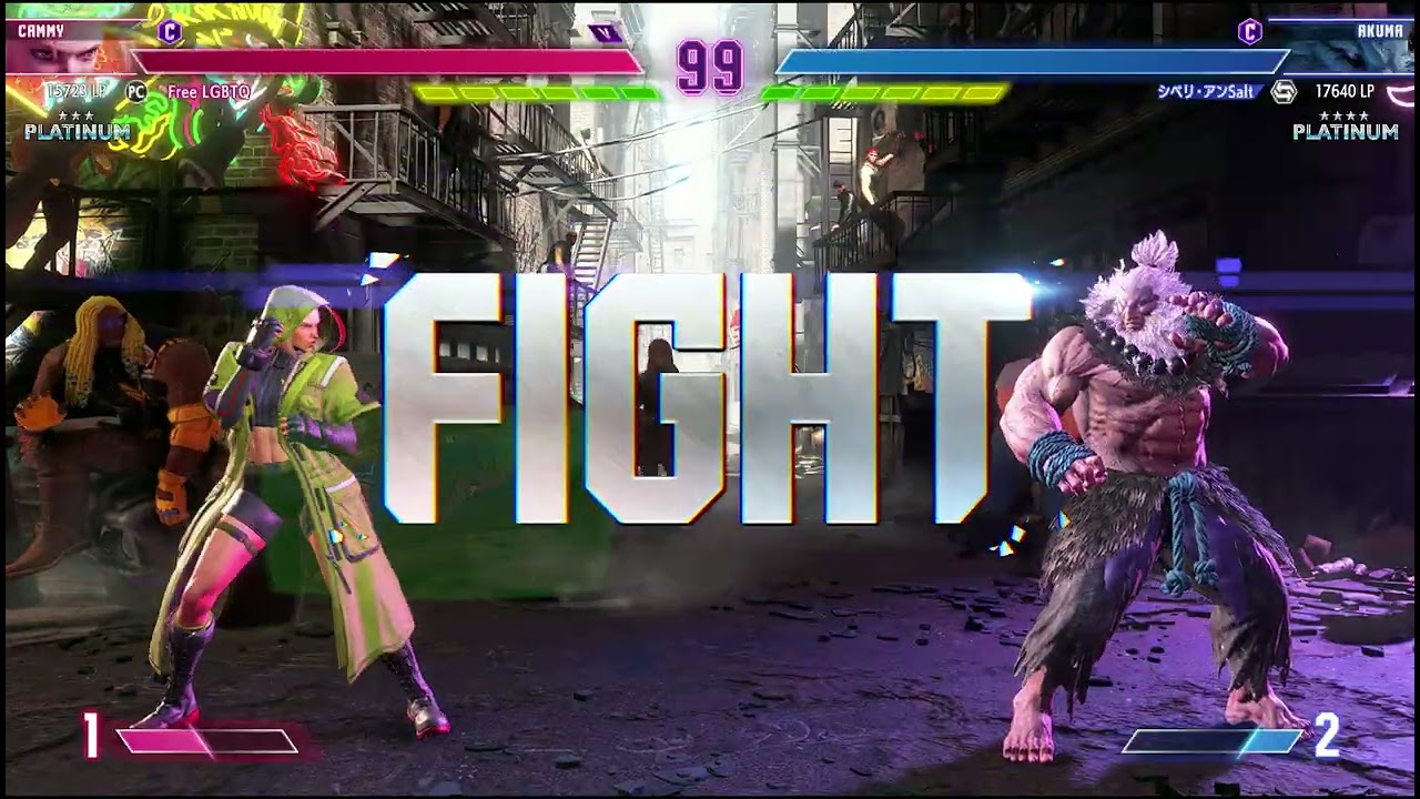 SF6 (C) Cammy vs (C) Akuma 13-Feb-2026 - Platinum Ranked Match