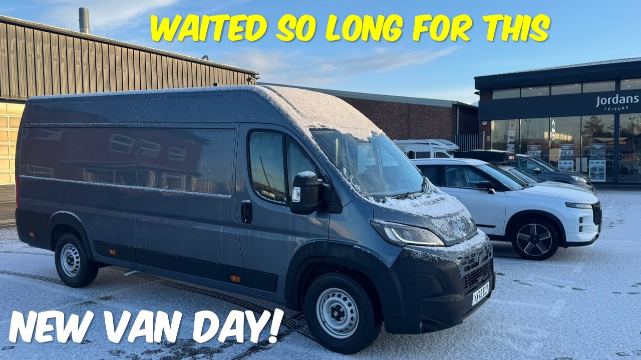 New Van Day! Fiat Ducato Collection + First Tour