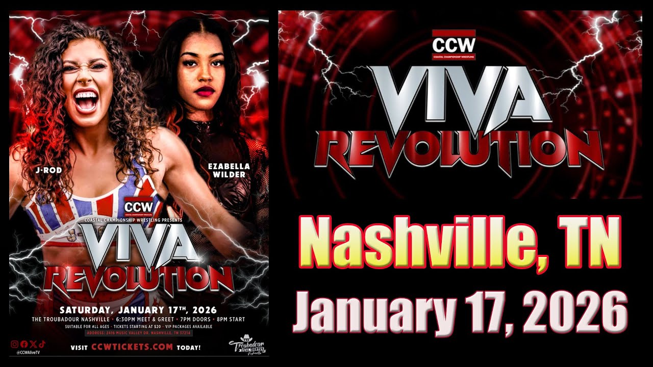 Coastal Championship Wrestling J Rod vs  Ezabella Wilder Debut 1.17.26 Nashville, TN