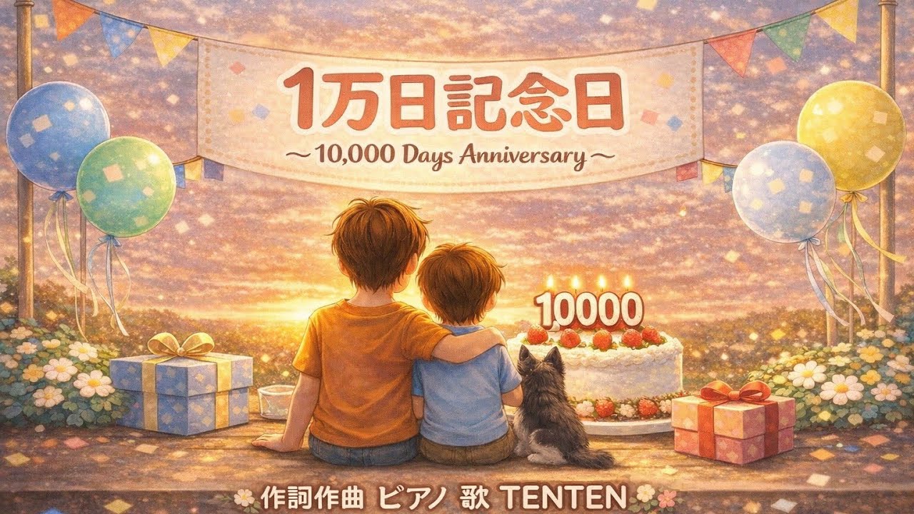 【オリジナル】1万日記念日 作詞作曲 ピアノ 歌 TENTEN@TENTEN-sx5uw 