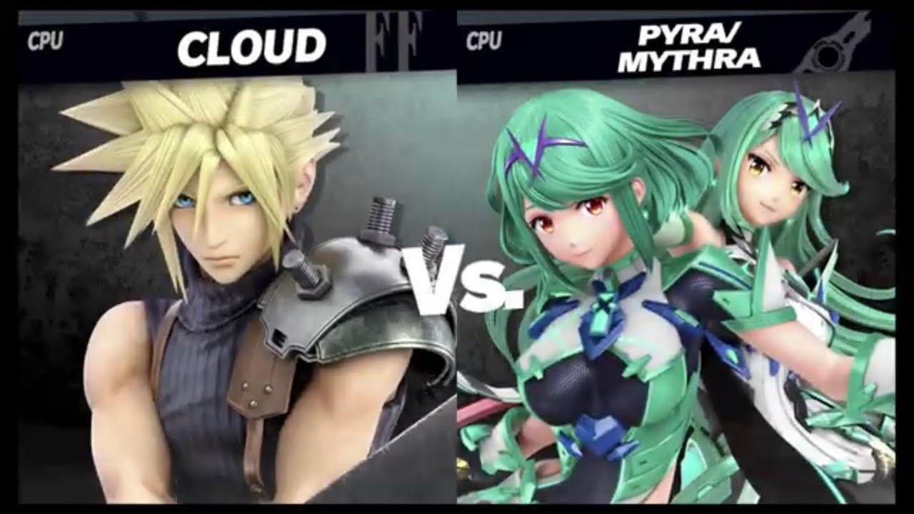 Super Smash Bros. Ultimate - Cloud VS Pyra/Mythra