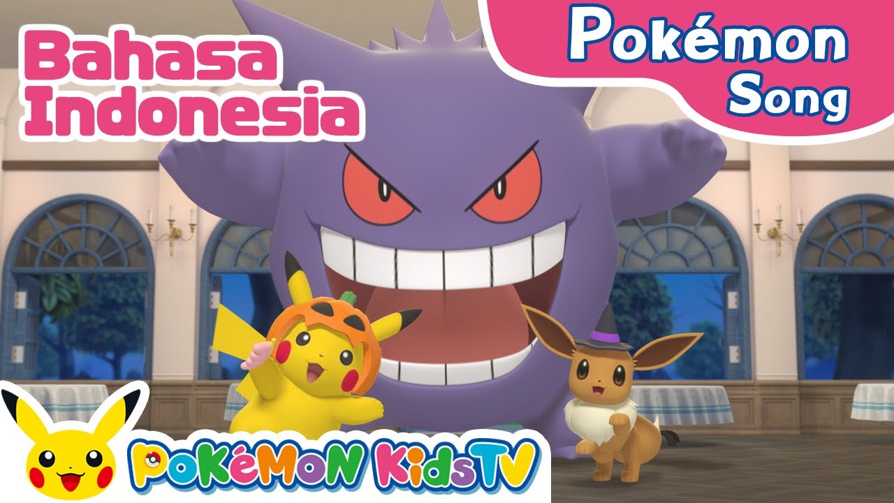 Pokémon Spooky Halloween (Indonesian ver.) | Pokémon Song | Original Kids Song | Pokémon Kids TV