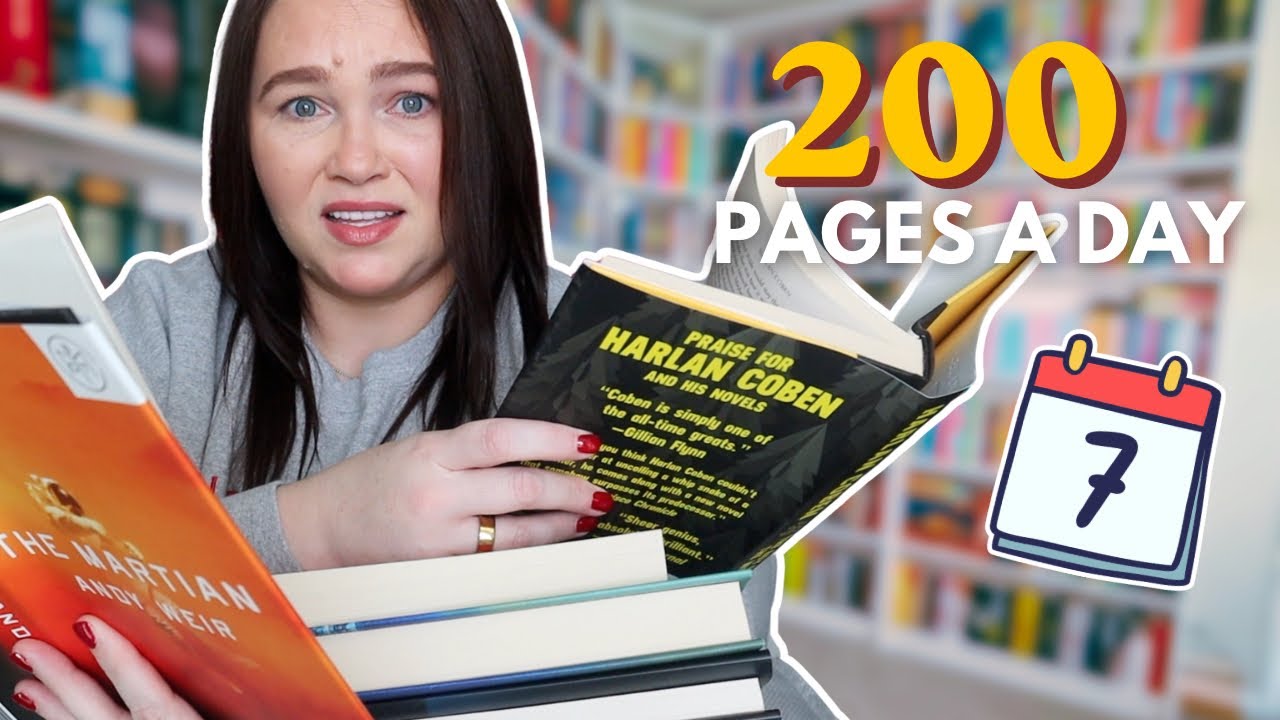 I Tried Reading 200 Pages Every Day for a Week (It Got Out of Hand) 🫠📚