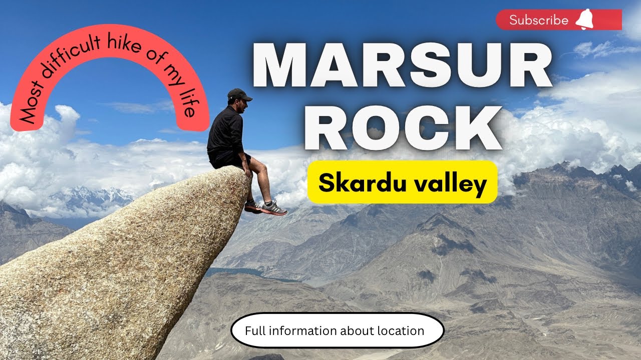 Marsur Rock Skardu | Trolltunga Rock Norway | Marsur rock trekking complete guidance |3 hours hiking