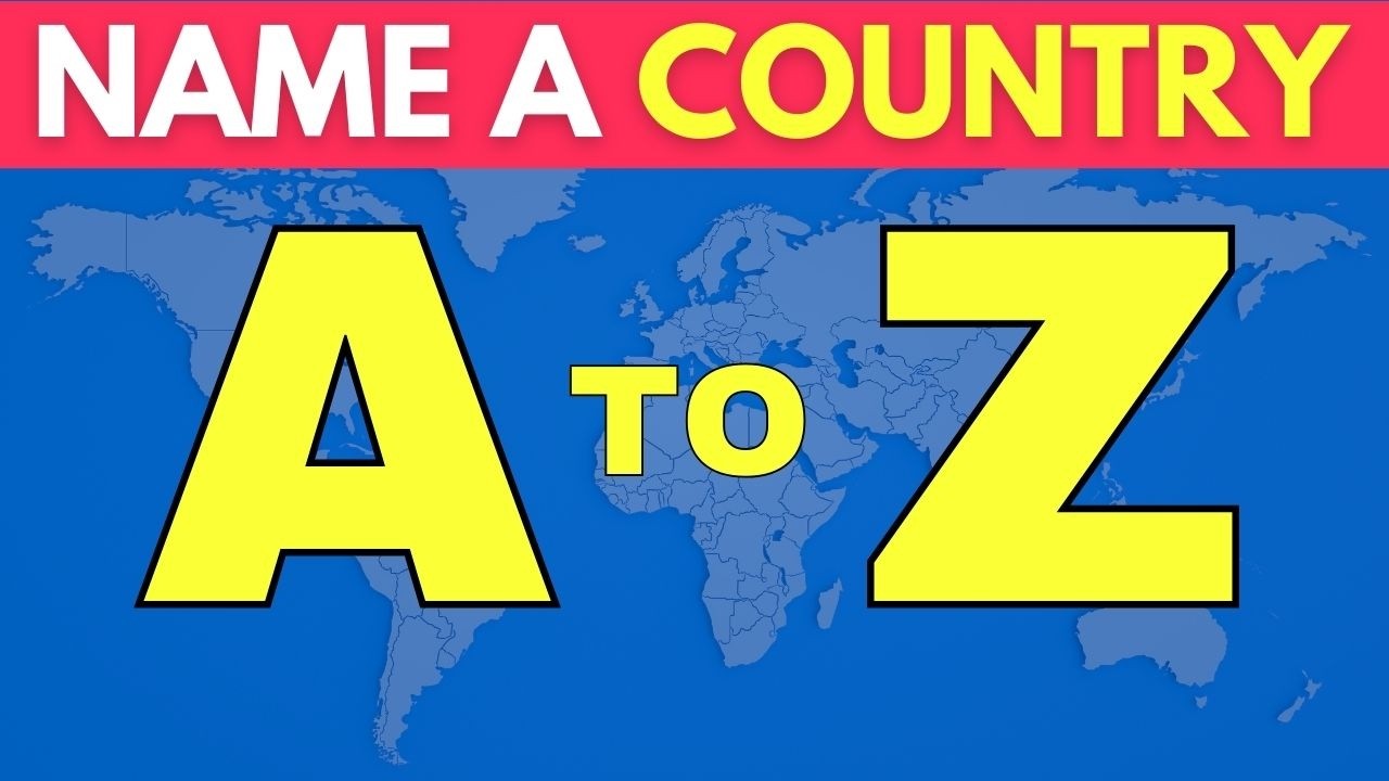 Name a Country A to Z 🌍 | 26 Questions Challenge (Only Geniuses Get 26/26!)