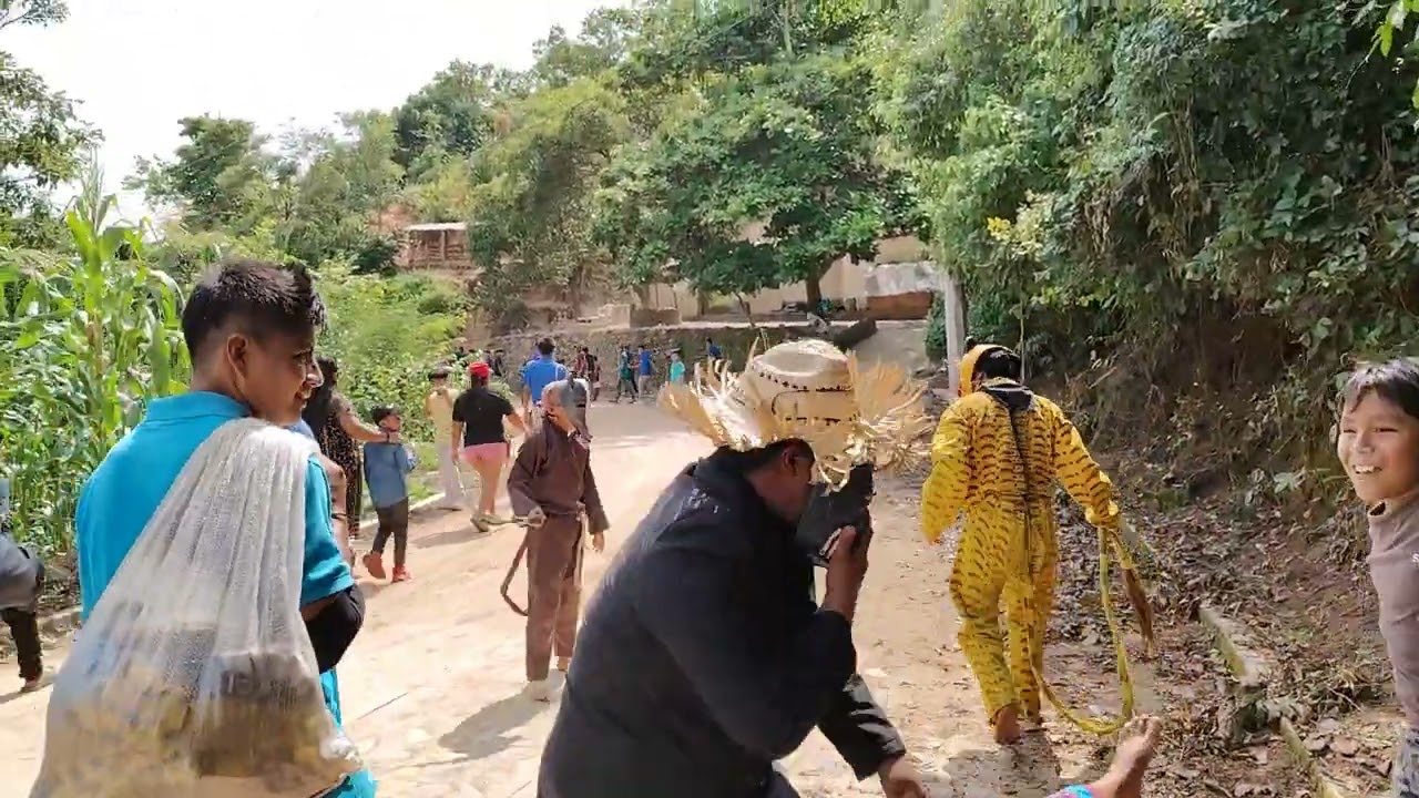 Parte 2 - Recorrido de la danza del tigre en Plan Maguey 2 - agosto de 2025