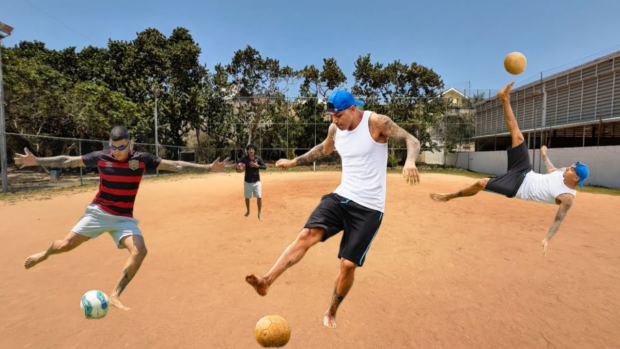 EMILIANO FEZ UM TESTE DE FUTEBOL