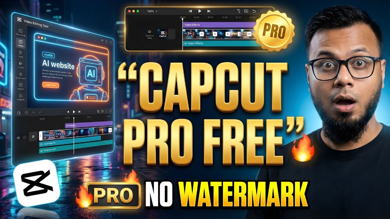 CapCut Pro FREE on PC (2026) — No Watermark, No Crack