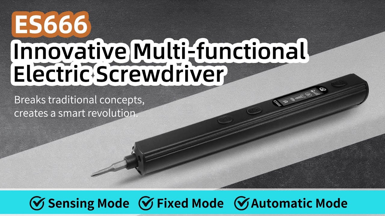 SEQURE ES666 Smart Electric Screwdriver with Sensing | Fixed | Automatic Working Modes