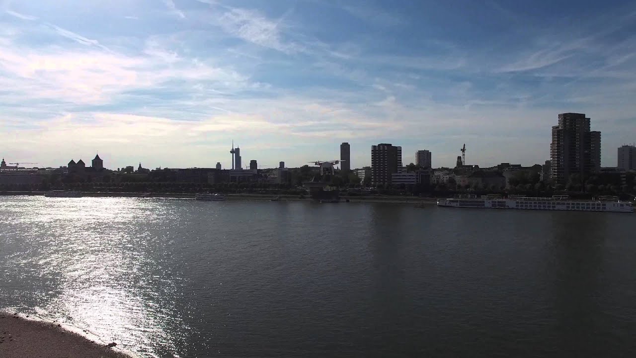 Köln am Rhein - Rheinpark (4K)
