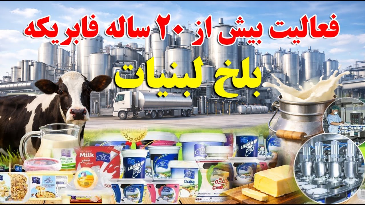 در ولایت بلخ شهر مزار شریف فایریکه، بلخ لبنیات هنوز از فعالیت باز نمانده است.