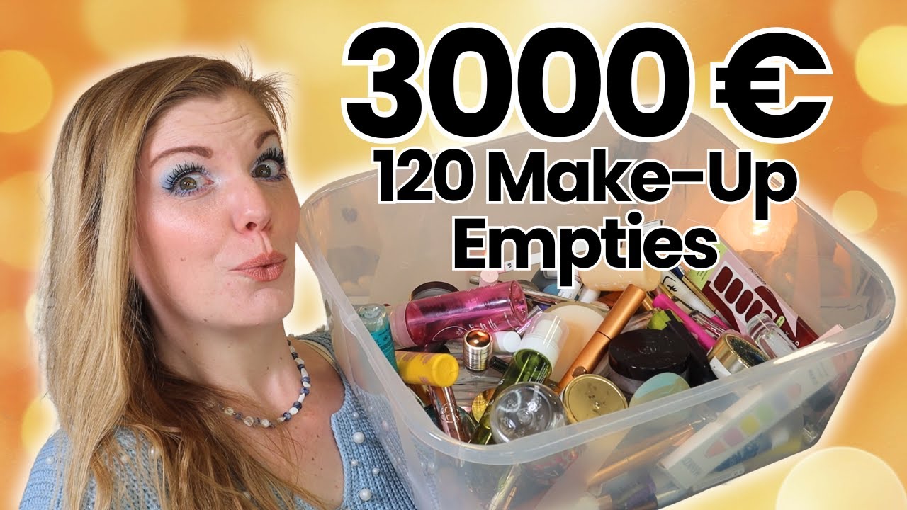 3000€ MAKEUP IM MÜLL?! 😱 120+ Produkte aufgebraucht in 2025!
