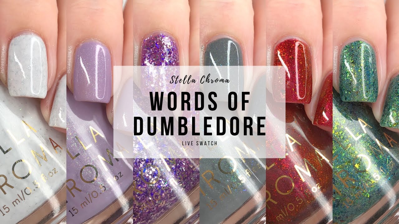 Stella Chroma Words of Dumbledor Collection | 25 Sweetpeas
