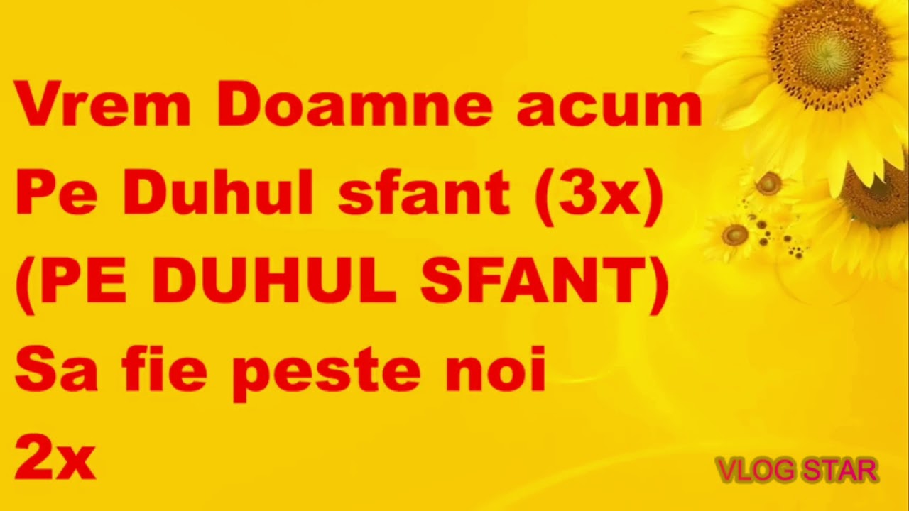 NEGATIV CRESTIN vrem doamne acum prezența ta