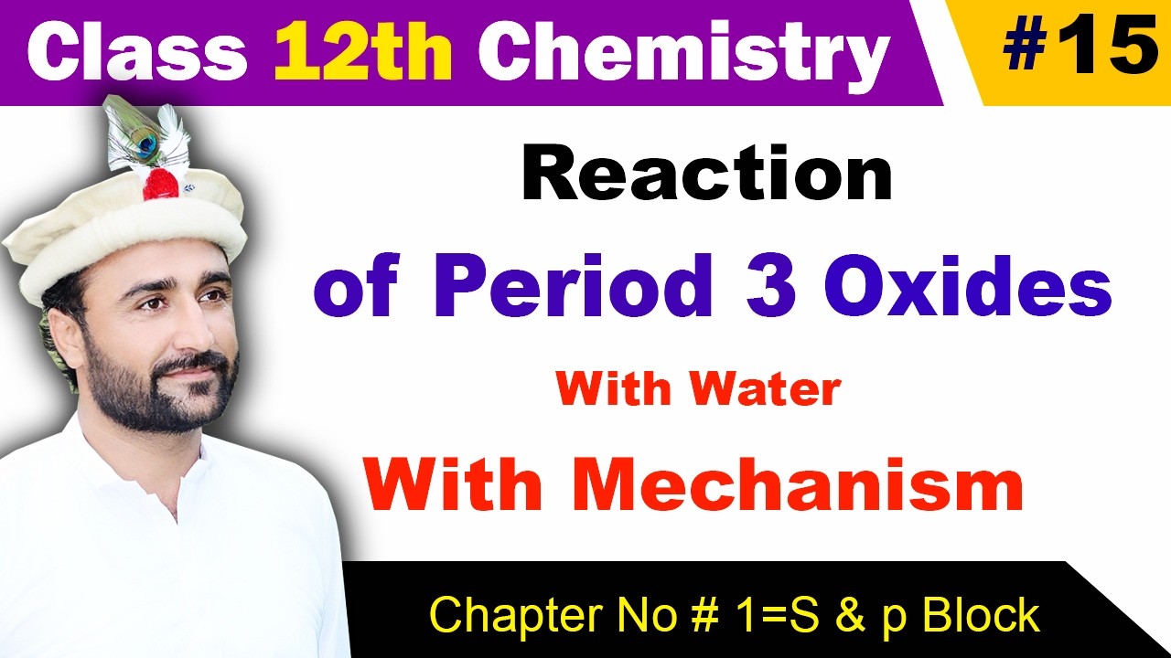 Reaction of period 3 oxides with water